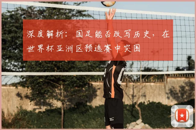 深度解析:国足能否改写历史,在世界杯亚洲区预选赛中突围