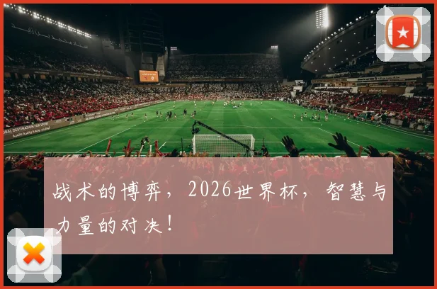 战术的博弈,2026世界杯,智慧与力量的对决!
