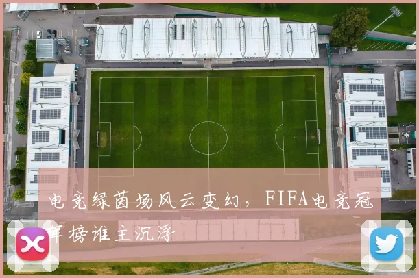 电竞绿茵场风云变幻,FIFA电竞冠军榜谁主沉浮